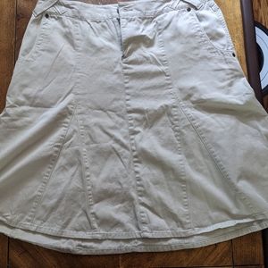 Sonoma khaki skirt size 14